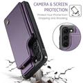 Samsung Galaxy S22+ 5G Caseme C22 Kotelo RFID-korttilompakko - Violetti