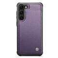 Samsung Galaxy S22+ 5G Caseme C22 Kotelo RFID-korttilompakko - Violetti