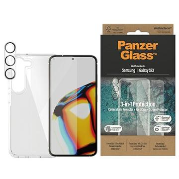 Samsung Galaxy S23 5G PanzerGlass 3-in-1 Suojaussetti - Kirkas