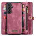 Samsung Galaxy S23 FE Caseme 2-in-1 Multifunctional Lompakkokotelo - Punainen