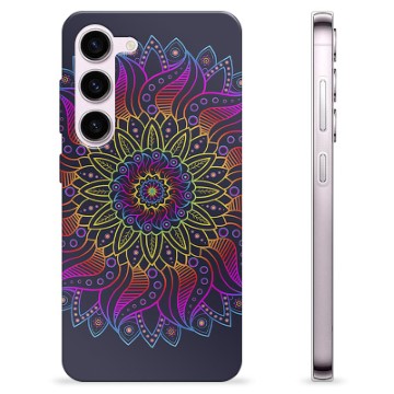 Samsung Galaxy S23 5G TPU Suojakuori - Värikäs Mandala