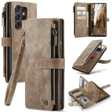 Samsung Galaxy S23 Ultra 5G Caseme 2-in-1 Multifunctional Lompakkokotelo