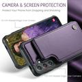 Samsung Galaxy S24 Caseme C22 Kotelo RFID-korttilompakko - Violetti