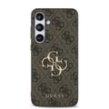 Samsung Galaxy S24 FE Guess 4G Big Metal Logo Hybridikotelo - Ruskea