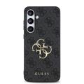 Samsung Galaxy S24 FE Guess 4G Big Metal Logo Hybridikotelo - Harmaa