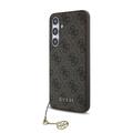 Samsung Galaxy S24 FE Guess 4G Charms Collection Hybridikotelo - Ruskea