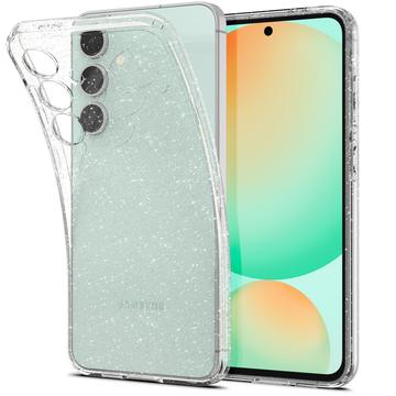 Samsung Galaxy S24 FE Spigen Liquid Crystal Glitter Suojakuori - Läpinäkyvä