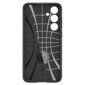 Samsung Galaxy S24 FE Spigen Rugged Armor TPU-Kotelo - Musta