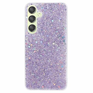 Samsung Galaxy S24 Iskunkestävä TPU Suojakuori - Violetti