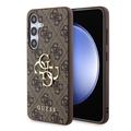 Samsung Galaxy S24 Guess 4G Big Metal Logo Hybridikotelo - Ruskea