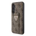 Samsung Galaxy S24 Guess 4G Grip Stand Triangle Logo Case - ruskea