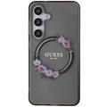 Samsung Galaxy S24 Guess IML Flowers Wreath Kotelo - MagSafe-yhteensopiva