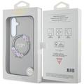 Samsung Galaxy S24 Guess IML Flowers Wreath Kotelo - MagSafe-yhteensopiva