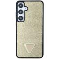 Samsung Galaxy S24 Guess Rhinestones Triangle Metal Logo Kotelo