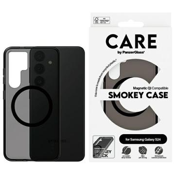 Samsung Galaxy S24 PanzerGlass Care Smokey Urban Combat Suojakuori - MagSafe-yhteensopiva - musta