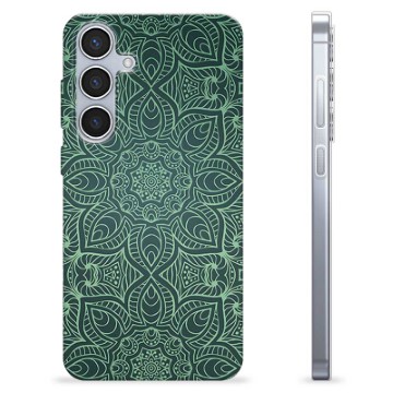 Samsung Galaxy S24+ TPU Suojakuori - Vihreä Mandala