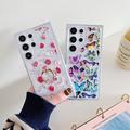 Samsung Galaxy S24 Ultra Butterfly TPU kotelo rengas pidike - musta