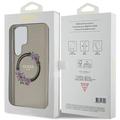 Samsung Galaxy S24 Ultra Guess IML Flowers Wreath Kotelo - MagSafe-yhteensopiva