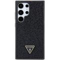 Samsung Galaxy S24 Ultra Guess Rhinestones Triangle Metal Logo Kotelo