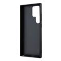 Samsung Galaxy S24 Ultra Karl Lagerfeld Saffiano Grip Stand Case - Musta