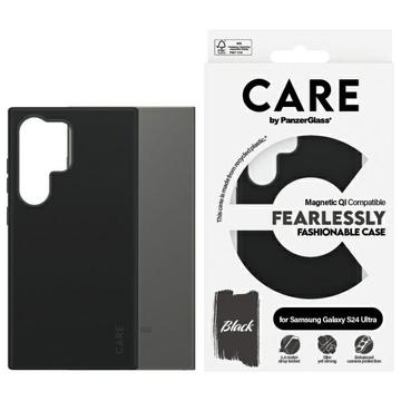 Samsung Galaxy S24 Ultra PanzerGlass Care Fearlessly Fashionable kotelo - MagSafe-yhteensopiva - musta