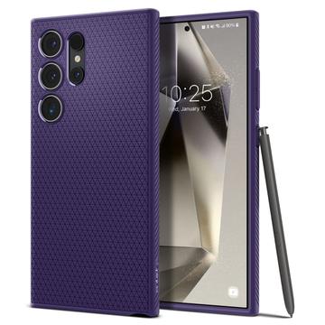 Samsung Galaxy S24 Ultra Spigen Liquid Air TPU Suojakuori - Tumma Violetti