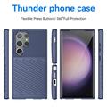 Samsung Galaxy S24 Ultra Thunder Sarja TPU Suojakuori - Sininen