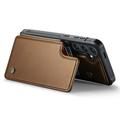 Samsung Galaxy S24+ Caseme C22 RFID-korttilompakko - Ruskea