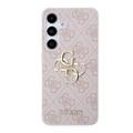 Samsung Galaxy S24+ Guess 4G Big Metal Logo Hybridikotelo - Pinkki