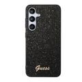 Samsung Galaxy S24+ Guess Glitter Flakes Metal Logo Hybridikotelo