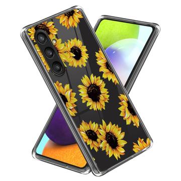 Samsung Galaxy S24+ Tyylikäs Sarjan Erittäin Ohut TPU-kotelo - Auringonkukat