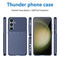 Samsung Galaxy S24+ Thunder Sarja TPU Suojakuori - Sininen