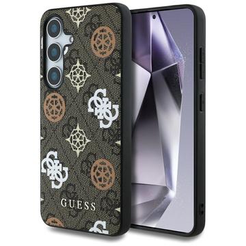 Samsung Galaxy S25 Guess 4G Printed Colored Peony Pattern MagSafe Kotelo