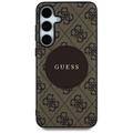 Samsung Galaxy S25 Guess 4G Round Patch Classic Logo Kotelo - MagSafe-yhteensopiva