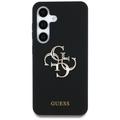 Samsung Galaxy S25 Guess Big 4G Logo Bottom Script Silikoni Kotelo