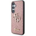 Samsung Galaxy S25 Guess Fixed Glitter 4G Metal Logo Kotelo