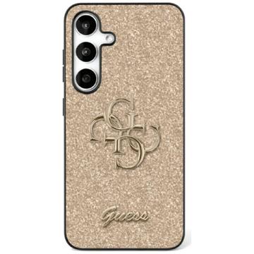 Samsung Galaxy S25 Guess Fixed Glitter 4G Metal Logo Kotelo - Kulta