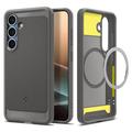 Samsung Galaxy S25 Spigen Rugged Armor Mag TPU-Kotelo - Harmaa