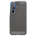 Samsung Galaxy S25 Spigen Rugged Armor Mag TPU-Kotelo - Harmaa