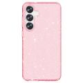 Samsung Galaxy S25 Stylish Glitter Series Hybridikotelo - Pinkki