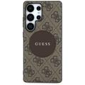 Samsung Galaxy S25 Ultra Guess 4G Round Patch Classic Logo Kotelo - MagSafe-yhteensopiva