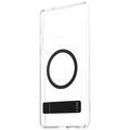 Samsung Galaxy S25 Ultra PanzerGlass Kickstand Care Kotelo - MagSafe-yhteensopiva - Kirkas / Musta