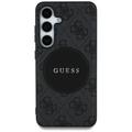 Samsung Galaxy S25+ Guess 4G Round Patch Classic Logo Kotelo - MagSafe-yhteensopiva