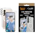 Samsung Galaxy S25+ PanzerGlass Care Flagship 3-in-1 -paketti - Kirkas