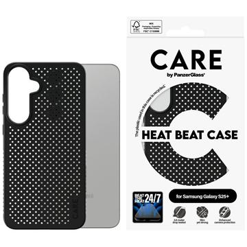 Samsung Galaxy S25+ PanzerGlass Care Heat Beat -kotelo - musta