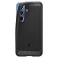 Samsung Galaxy S25+ Spigen Rugged Armor Mag TPU-Kotelo - Musta