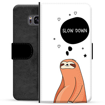 Samsung Galaxy S8+ Premium Lompakkokotelo - Slow Down