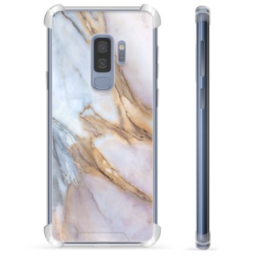 Samsung Galaxy S9+ Hybrid Suojakuori - Elegantti Marmori