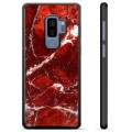 Samsung Galaxy S9+ Suojakuori - Punainen Marmori