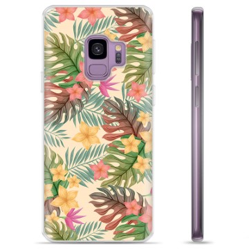 Samsung Galaxy S9 TPU Suojakuori - Vaaleanpunaiset Kukat